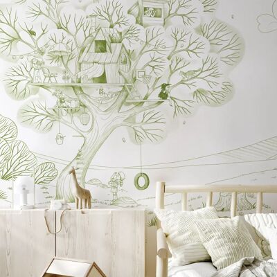 Acte Deco - Casa sull'arbre noir 225x250x1cm - Wallpaper - Publicité Acte Deco - Casa sull'arbre noir 225x250x1cm - Wallpaper - Publicité