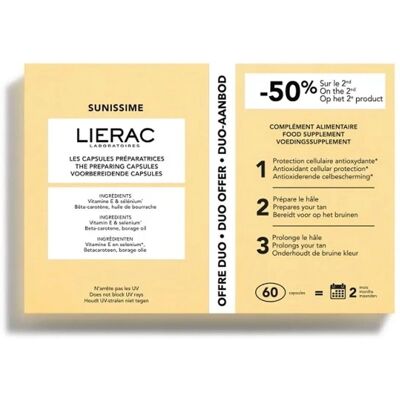 Lierac Sunissime - Kapseln für Sonnenvorbereitung - 2x30 Unisex Lierac Sunissime - Kapseln für Sonnenvorbereitung - 2x30 Unisex