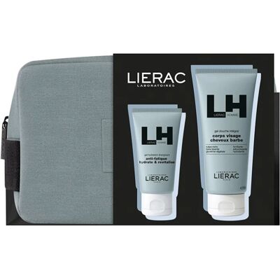 Set di gel idratante energizzante Lierac Uomo - Idratante & Doccia Set di gel idratante energizzante Lierac Uomo - Idratante & Doccia