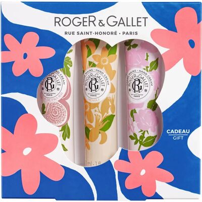 Ensemble de crèmes pour les mains Roger&gallet Fleur de Figuier - Néroli Rose 3x30ml Ensemble de crèmes pour les mains Roger&gallet Fleur de Figuier - Néroli Rose 3x30ml