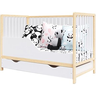 ANNA - ANNA - Beige - 120x60 cm - Lit bébé - Publicité ANNA - ANNA - Beige - 120x60 cm - Lit bébé - Publicité