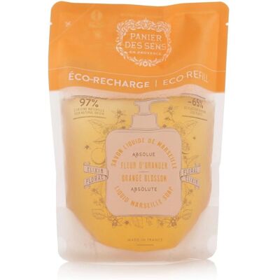 Recharge de Savon Liquide Écologique Panier des Sens - Fleur d'Oranger Recharge de Savon Liquide Écologique Panier des Sens - Fleur d'Oranger