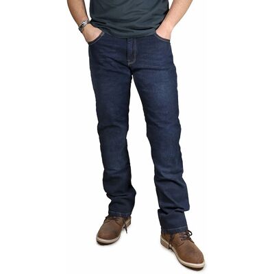 Jeans Bleus Harisson Clyde - Pantalons Décontractés Moto - Publicité Jeans Bleus Harisson Clyde - Pantalons Décontractés Moto - Publicité