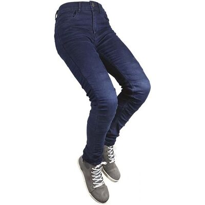 Jeans Bonnie Bleu Harisson - Pantalons moto certifiés CE - Publicité Jeans Bonnie Bleu Harisson - Pantalons moto certifiés CE - Publicité