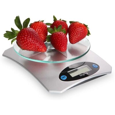 Beneffito - Báscula Cocina - Gris - 5 kg - Scale Beneffito - Báscula Cocina - Gris - 5 kg - Scale