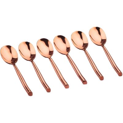 Coffret de cuillères KNUT en cuivre Björn - 6 pièces - Compatible lave-vaisselle - Publicité Coffret de cuillères KNUT en cuivre Björn - 6 pièces - Compatible lave-vaisselle - Publicité