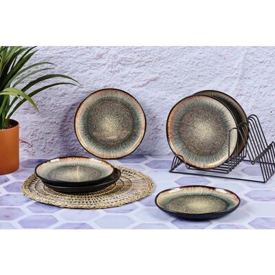 Björn - IRIS - Ø21.5 cm - Marron sauvage - Plate - Publicité Björn - IRIS - Ø21.5 cm - Marron sauvage - Plate - Publicité