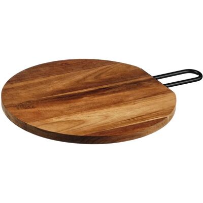 Björn WB-STINE-O31 Küchen-Schneidebrett - Akazienholz, Edelstahl, 31cm Björn WB-STINE-O31 Küchen-Schneidebrett - Akazienholz, Edelstahl, 31cm
