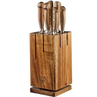 Björn Jakob SKAGEN - Ensemble de 7 couteaux - Acier inoxydable & Bois - Publicité Björn Jakob SKAGEN - Ensemble de 7 couteaux - Acier inoxydable & Bois - Publicité