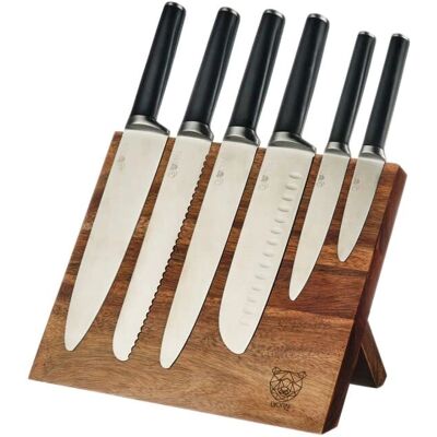 Björn JONA VANTAA Coffret de 7 couteaux de cuisine - Publicité Björn JONA VANTAA Coffret de 7 couteaux de cuisine - Publicité