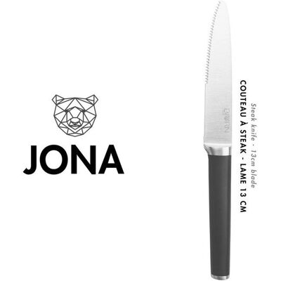 Björn JONA Ensemble de 6 Couteaux à Steak - Acier Inoxydable - Publicité Björn JONA Ensemble de 6 Couteaux à Steak - Acier Inoxydable - Publicité