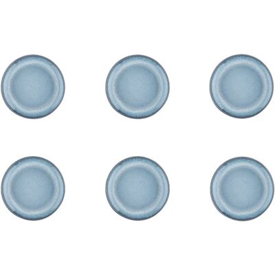 Björn Bj-XpGm Essteller - Runde Steingut Blau 6 pcs Björn Bj-XpGm Essteller - Runde Steingut Blau 6 pcs