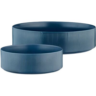Björn GSB-SCMA Essschale - 2 Stück - Blau - Salatschüssel, Rund Steinzeug Björn GSB-SCMA Essschale - 2 Stück - Blau - Salatschüssel, Rund Steinzeug