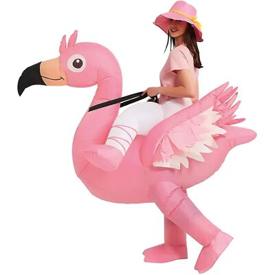 Déguisement de Flamant Gonflable Rose - Costume - Publicité Déguisement de Flamant Gonflable Rose - Costume - Publicité