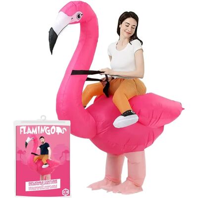 Fantasia inflável de flamingo da Original Cup - Fantasia Fantasia inflável de flamingo da Original Cup - Fantasia