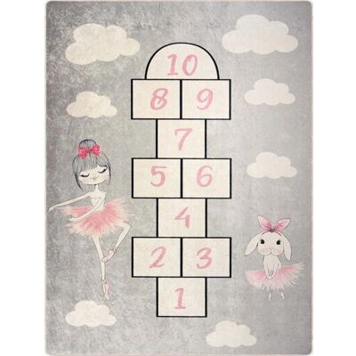 Tapis pour enfants avec motif marelle - Gris - Tapis pour enfants - Publicité Tapis pour enfants avec motif marelle - Gris - Tapis pour enfants - Publicité