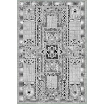 Mani Textile EDFOU Woonkamer Tapijt - 200x300cm - Grijs Mani Textile EDFOU Woonkamer Tapijt - 200x300cm - Grijs