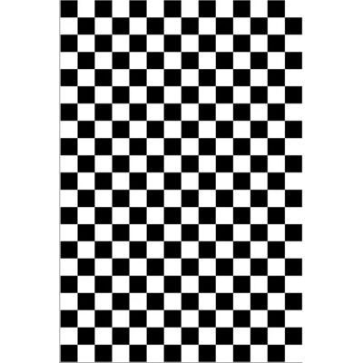 Tapis intérieur Mani Textile DAMIER - Noir - 120x180cm - Publicité Tapis intérieur Mani Textile DAMIER - Noir - 120x180cm - Publicité