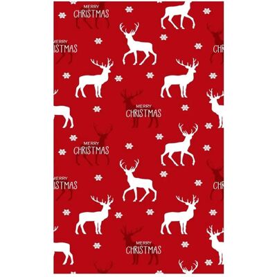 Mani Textile Kerst Binnenmat - Rood - 70x140cm Mani Textile Kerst Binnenmat - Rood - 70x140cm
