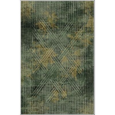 Mani Textile FISUN Grüner Teppich 200x300cm - Wohnzimmer Mani Textile FISUN Grüner Teppich 200x300cm - Wohnzimmer