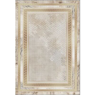 Mani Textile NAJAT Tapis d'intérieur - Or - 120x180cm - Publicité Mani Textile NAJAT Tapis d'intérieur - Or - 120x180cm - Publicité