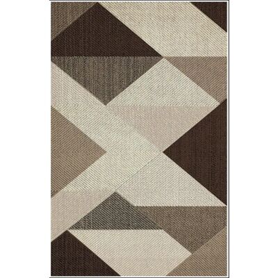 Mani Textile MIRAN Teppich - Geometrisches Muster 160x230cm - Braun Mani Textile MIRAN Teppich - Geometrisches Muster 160x230cm - Braun