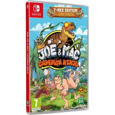 Nouveau Joe & Mac: Ninja des Cavernes - Édition T-Rex (Switch) Nouveau Joe & Mac: Ninja des Cavernes - Édition T-Rex (Switch)