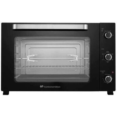 CONTINENTAL EDISON CEMF80B Mini Four - Convection, 75L, Noir - Publicité CONTINENTAL EDISON CEMF80B Mini Four - Convection, 75L, Noir - Publicité