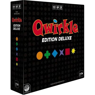 IELLO Qwirkle Deluxe Jeu de société - Amusement familial - Publicité IELLO Qwirkle Deluxe Jeu de société - Amusement familial - Publicité