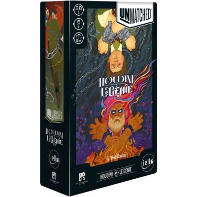 IELLO Unmatched : Houdini Vs Genie Jeu de société - Publicité IELLO Unmatched : Houdini Vs Genie Jeu de société - Publicité