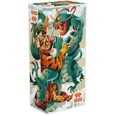 Puzzle 1000 pièces : Collection Universe - Tigre & Dragon - Publicité Puzzle 1000 pièces : Collection Universe - Tigre & Dragon - Publicité