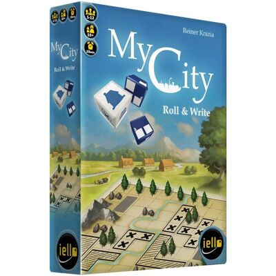 Iello My City Roll & Write - Brettspiel Puzzle für 10+ Jahre Iello My City Roll & Write - Brettspiel Puzzle für 10+ Jahre