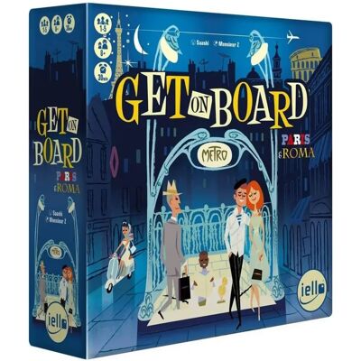 IELLO Get On Board - París y Roma - Juego de mesa IELLO Get On Board - París y Roma - Juego de mesa