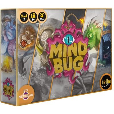 IELLO Mindbug Brettspiel - Kompaktes Kreaturenduell - 52 Karten - Ab 8+ IELLO Mindbug Brettspiel - Kompaktes Kreaturenduell - 52 Karten - Ab 8+