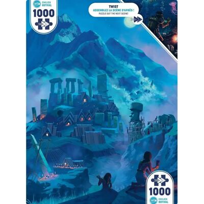 Puzzle IELLO Mégalith Ancien - 1000 Pièces - Publicité Puzzle IELLO Mégalith Ancien - 1000 Pièces - Publicité