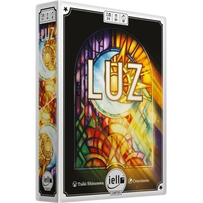 Jeu de stratégie Luz d'Iello - Art de vitrail élégant - Jeu de cartes Jeu de stratégie Luz d'Iello - Art de vitrail élégant - Jeu de cartes