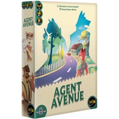 Jeu de stratégie Iello Agent Avenue - Publicité Jeu de stratégie Iello Agent Avenue - Publicité
