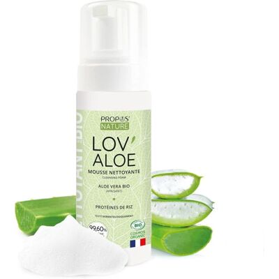 Propos Nature Lov'Aloe Mousse Nettoyante Visage Bio 150ml Propos Nature Lov'Aloe Mousse Nettoyante Visage Bio 150ml