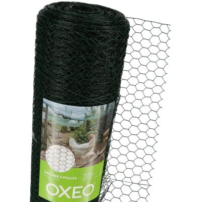 Oxeo - Grillage 30m hexagonal - 1m hauteur - Clôture - Publicité Oxeo - Grillage 30m hexagonal - 1m hauteur - Clôture - Publicité