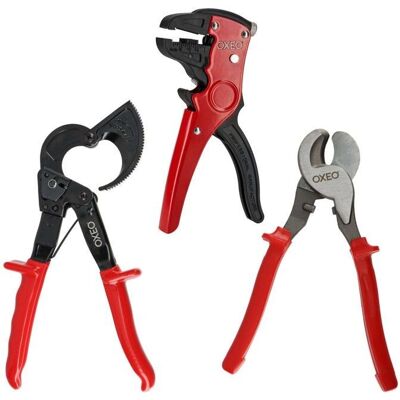 Oxeo - Kit Électricien 3 Outils - Hand Tool - Publicité Oxeo - Kit Électricien 3 Outils - Hand Tool - Publicité