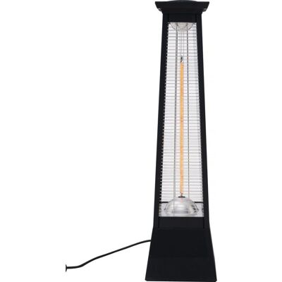 Habitat et Jardin Riscaldatore elettrico Volcano - 2000W - Nero - Uso esterno Habitat et Jardin Riscaldatore elettrico Volcano - 2000W - Nero - Uso esterno