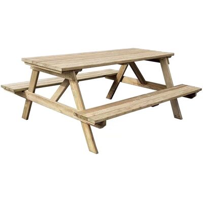 Habitat Et Jardin Gardenia Picknicktisch - 6/8 Personen - Braun Habitat Et Jardin Gardenia Picknicktisch - 6/8 Personen - Braun