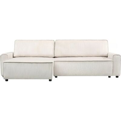 Habitat et jardin Ecksofa umwandelbar und reversibel in Velours - 3 Plätze - Beige - Sofa Habitat et jardin Ecksofa umwandelbar und reversibel in Velours - 3 Plätze - Beige - Sofa