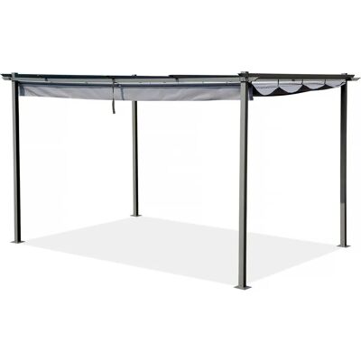 Habitat et Jardin Modell Pergola - Mit retractableem Dach, 3x4m - Anthrazit Habitat et Jardin Modell Pergola - Mit retractableem Dach, 3x4m - Anthrazit