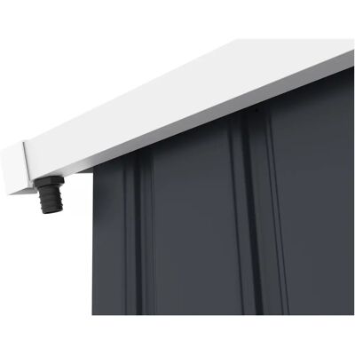Habitat Et Jardin Szary Ogród Metalowy Dach Gutter - Ochrona & Styl Habitat Et Jardin Szary Ogród Metalowy Dach Gutter - Ochrona & Styl
