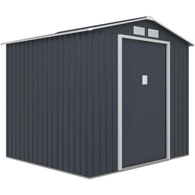 Habitat et jardin Vegas Armazém de jardim - Aço galvanizado, Cinza Habitat et jardin Vegas Armazém de jardim - Aço galvanizado, Cinza