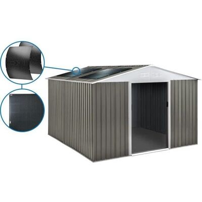 Habitat Altana Ogrodowa - 12,99m² Metal z Panelami Słonecznymi Habitat Altana Ogrodowa - 12,99m² Metal z Panelami Słonecznymi
