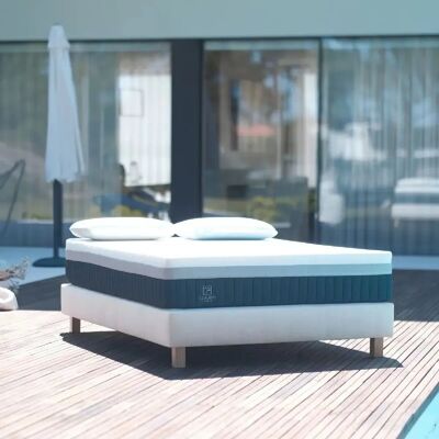 Luxury Literie - Sommier tapissier - Beige - 140x190 cm - Bed base - Publicité Luxury Literie - Sommier tapissier - Beige - 140x190 cm - Bed base - Publicité