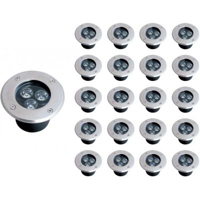 Spot LED extérieur IP65 3W Silamp - Blanc neutre - 80° - Publicité Spot LED extérieur IP65 3W Silamp - Blanc neutre - 80° - Publicité