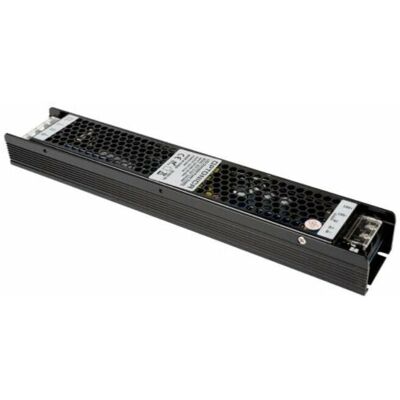 Transformateur Dimmable Slim 220V 24V 150W SILAMP - Publicité Transformateur Dimmable Slim 220V 24V 150W SILAMP - Publicité